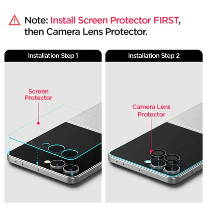 [2 Pack] Spigen Optik Pro HD Lens Protector for Samsung Galaxy Z Flip 7 - Glas.tR EZ Fit