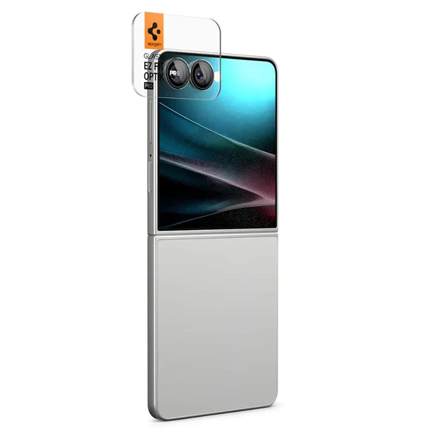 [2 Pack] Spigen Optik Pro HD Lens Protector for Samsung Galaxy Z Flip 7 - Glas.tR EZ Fit