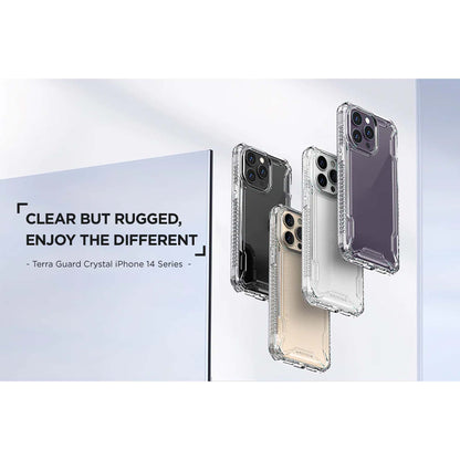 [EXCLUSIVE ONLINE] VRS Design Terra Guard Crystal for iPhone 14 Series with Tempered Glass & Camera Film - Clear - Forexengineer -Malaysia- 8809872461979-8809872461962