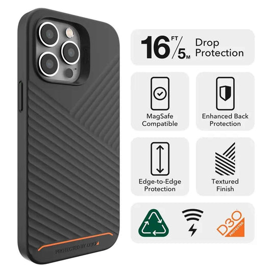 Gear4 D3O¬Æ Denali Snap for iPhone 14 Pro Max - Black (Barcode: 840056165540 )