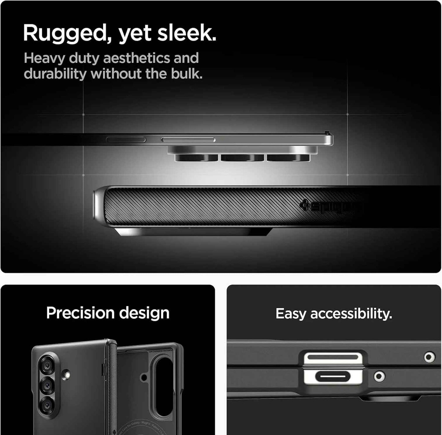 Spigen Slim Armor Pro MagFit for Samsung Galaxy Z Fold 7 Magnetic Case