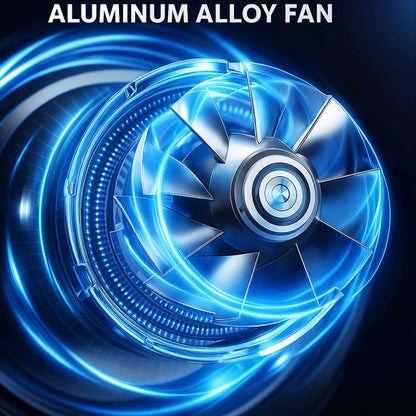 Jisulife Handheld Fan Ultra2 9000mAh Battery with Lighting and Super High Speed Wind