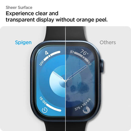 [2 pack] SPIGEN EliteShield EZ Fit Screen Protector for Apple Watch Series 11 / 10 ( 46mm / 42mm ) - Clear.