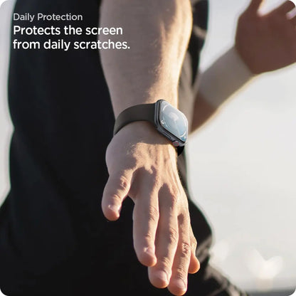 [2 pack] SPIGEN EliteShield EZ Fit Screen Protector for Apple Watch Series 11 / 10 ( 46mm / 42mm ) - Clear.
