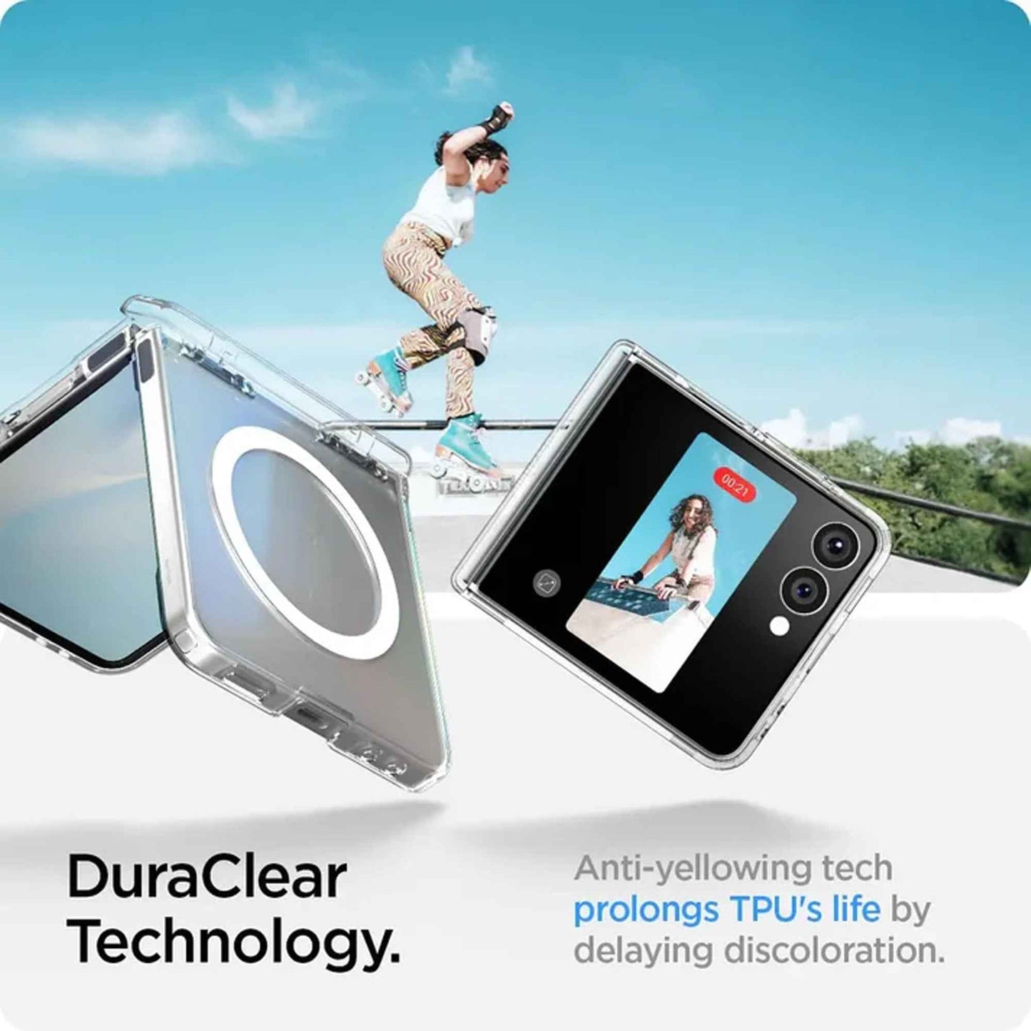 Spigen Ultra Hybrid Pro MagFit for Samsung Galaxy Z Flip 7 Magnetic Case