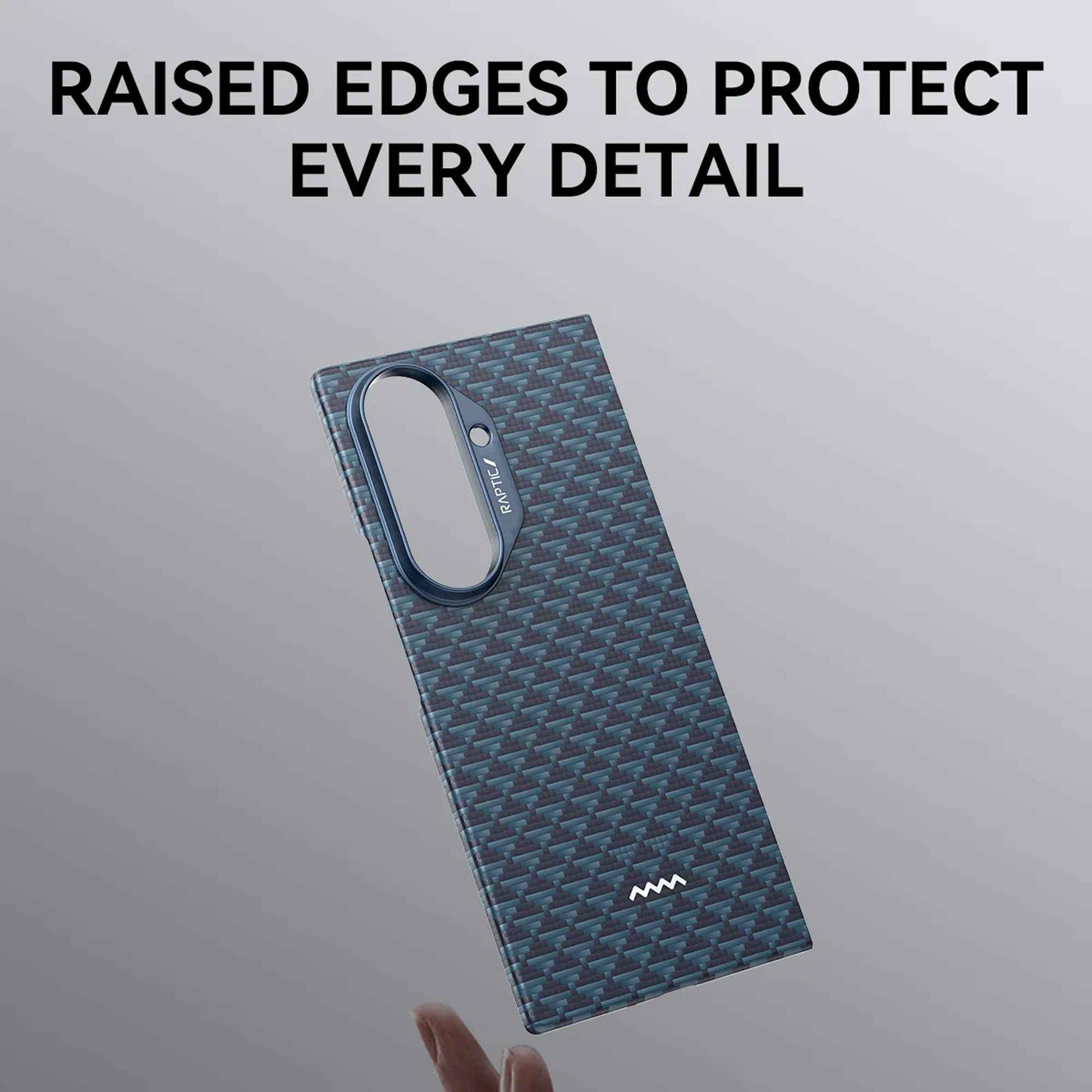 RAPTIC Aramid Fiber Skin Profound for Samsung Galaxy Z Fold 7 Magnetic Case
