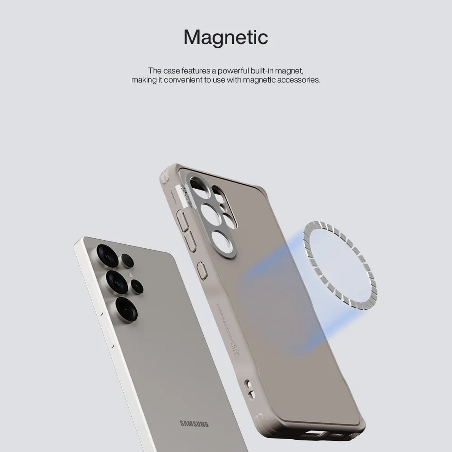 PLES Pabl Tint Magnetic for Samsung Galaxy S25 Ultra - Magnetic Charge Compatible