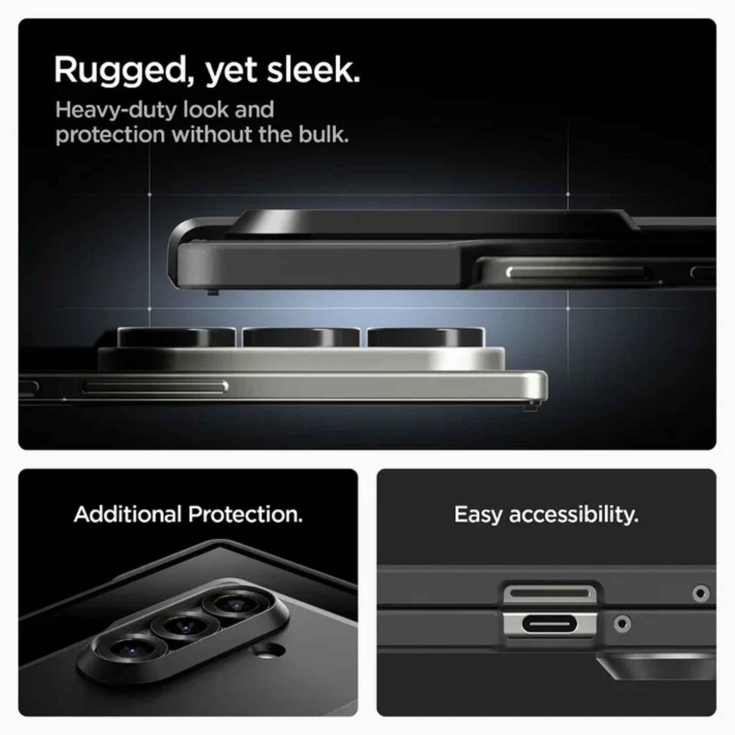 Spigen Tough Armor Pro MagFit for Samsung Galaxy Z Fold 7 Magnetic Case