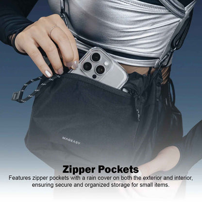 MAGEASY Flip Bucket Crossbody Bag + Strap Phone Lanyard 8.3mm - Forexengineer