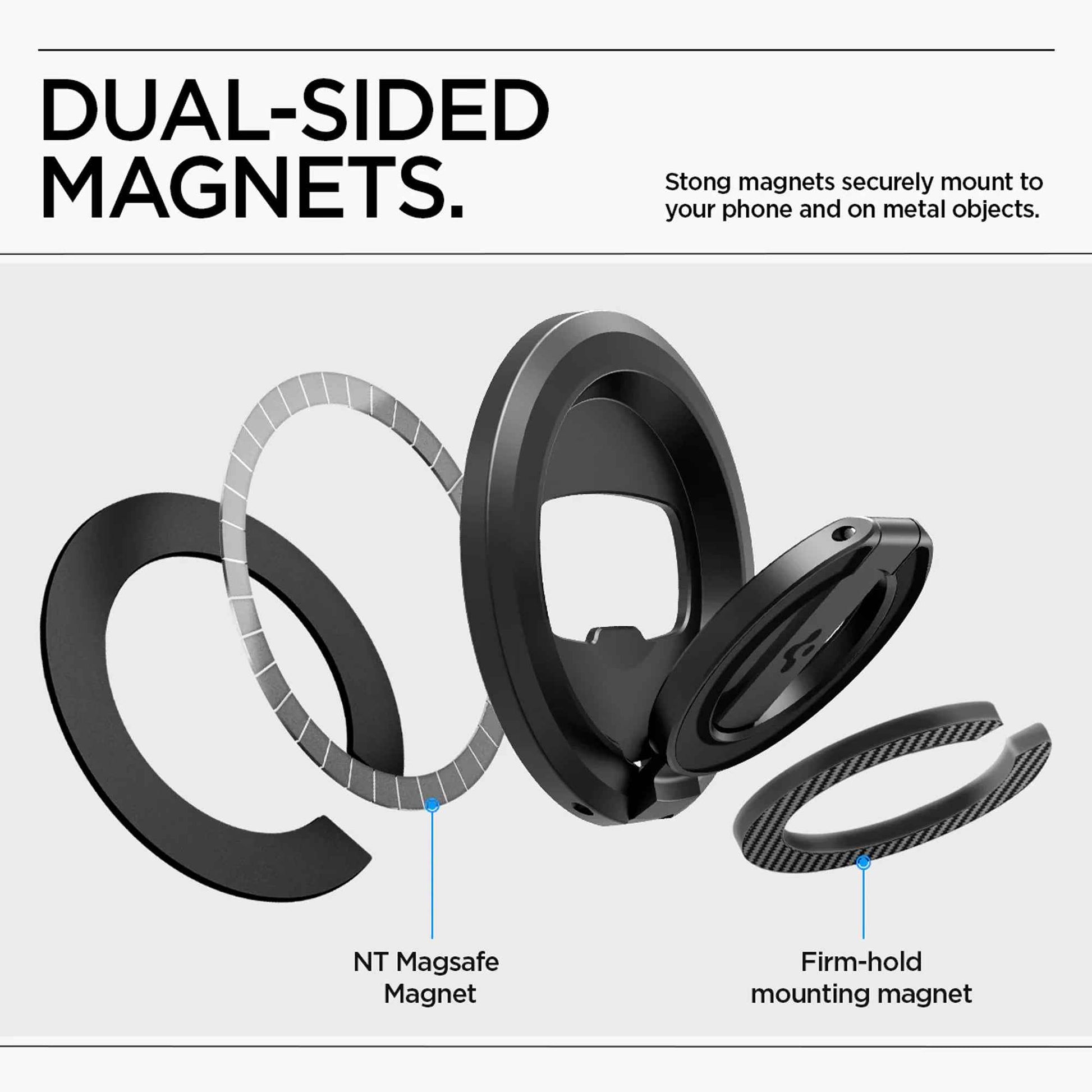 Spigen O-Mag Phone Holder Magnetic ( MagFit ) with Adjustable Stand OM102 - Forexengineer