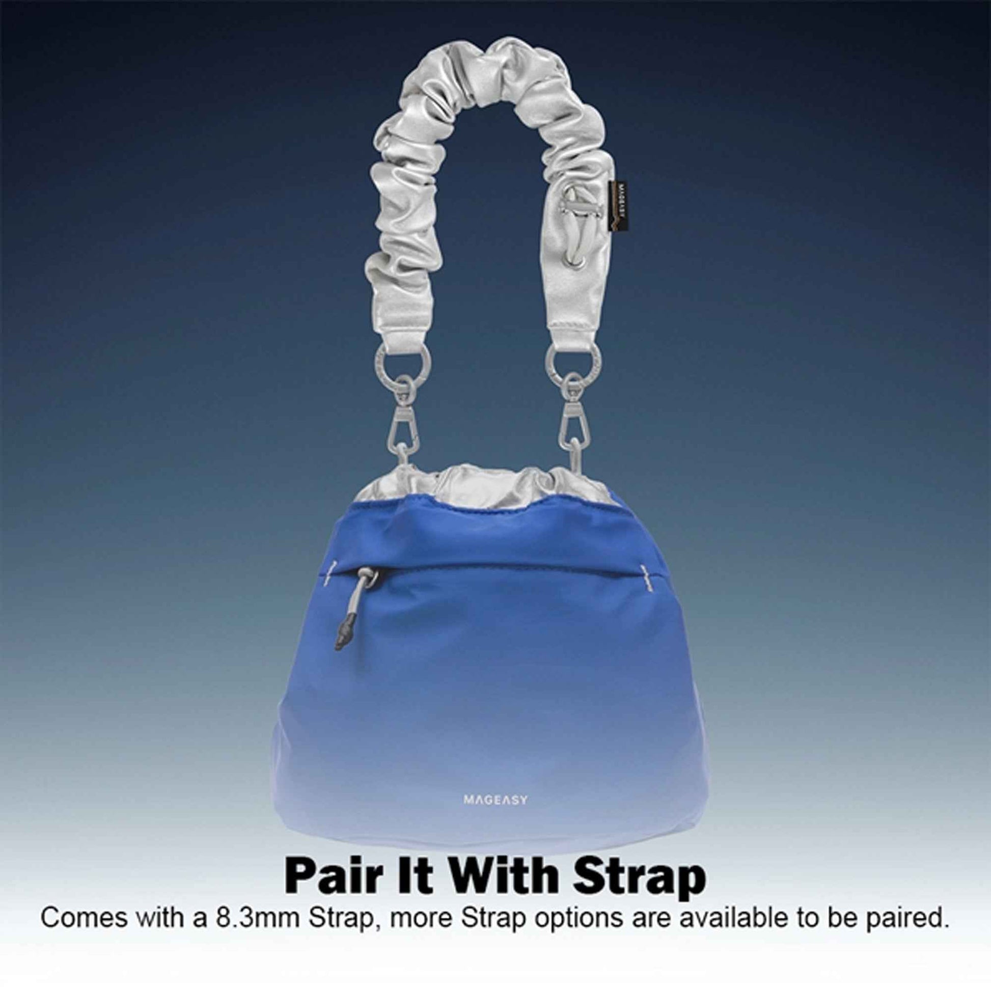MAGEASY Flip Bucket Crossbody Bag + Strap Phone Lanyard 8.3mm - Forexengineer