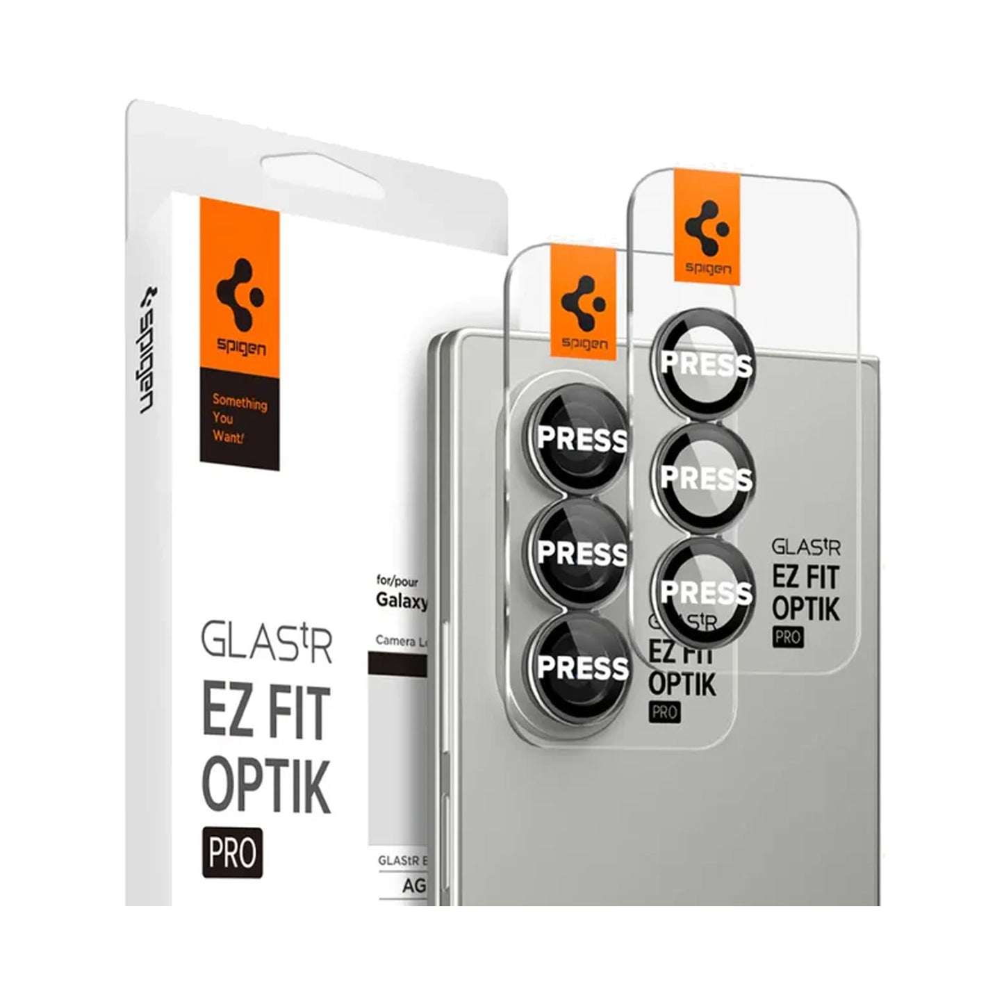 [2 Pack] Spigen Optik Pro HD Lens Protector for Samsung Galaxy Z Fold 7 - Glas.tR EZ Fit