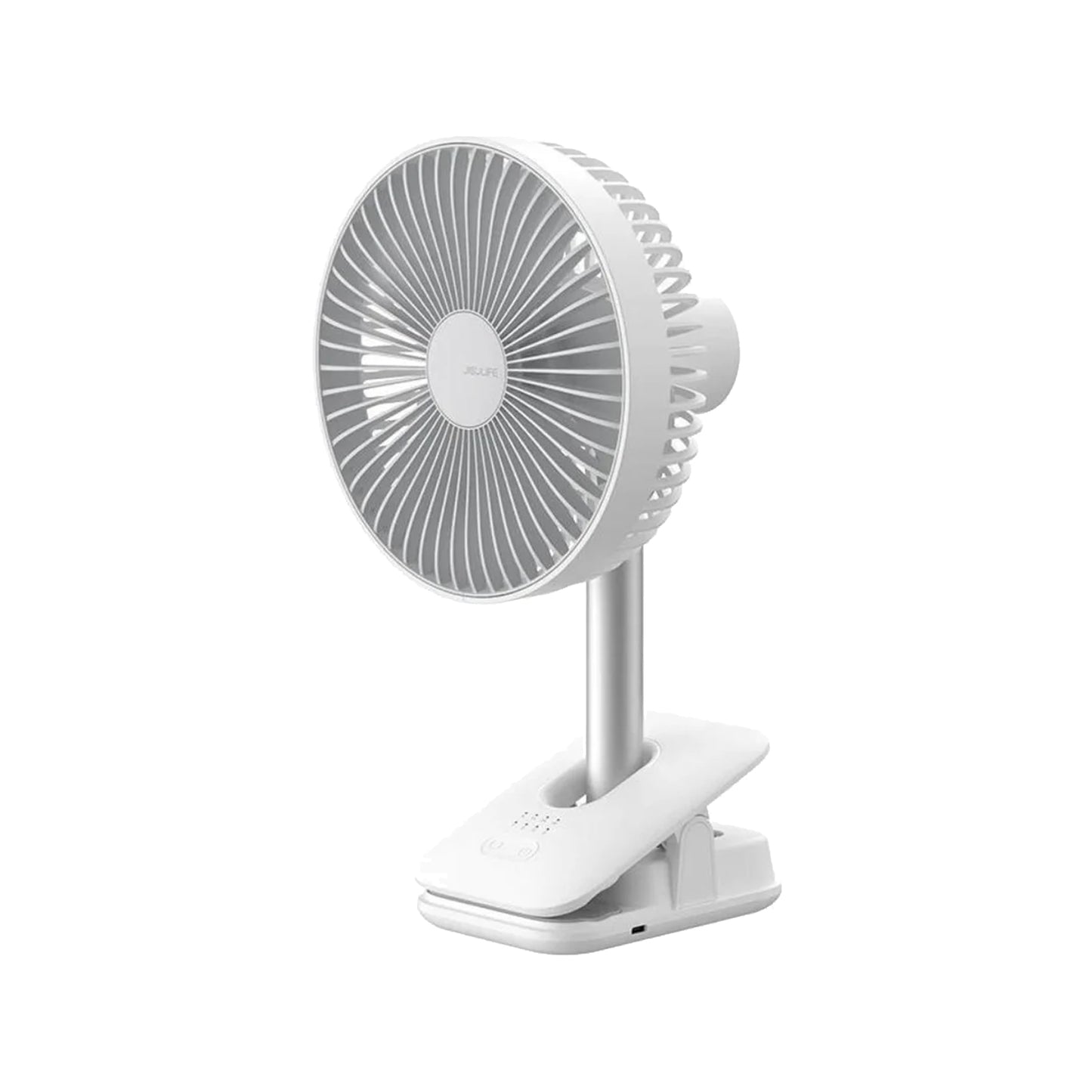 JisuLife Desk + Clip Fan Oscillating Fan FA13R 8000mAh Battery 4 Wind Speed Rotating Use Up to 28 Hours Cool