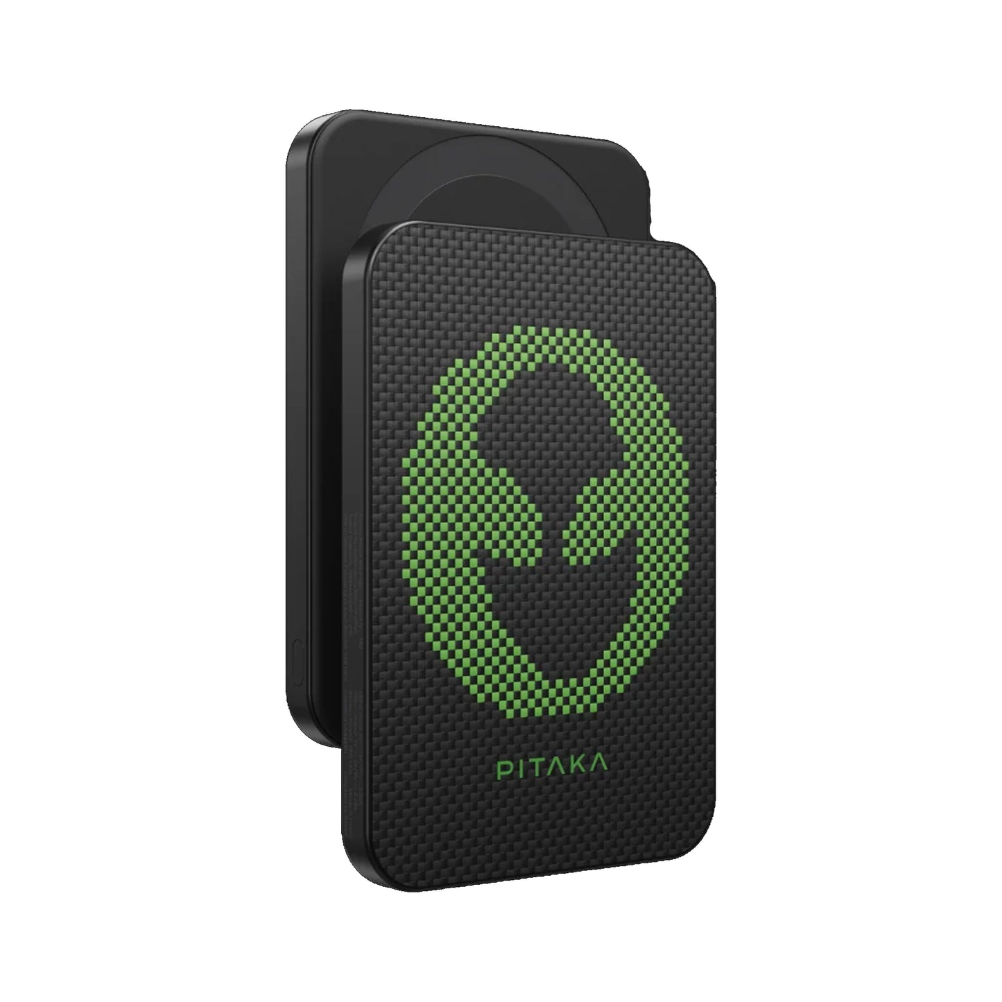 PITAKA Aramid Fiber Qi2 Wireless Magnetic Power Bank 5,000mAh 15W.