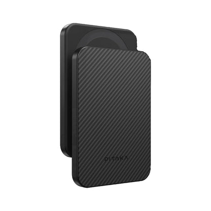 PITAKA Aramid Fiber Qi2 Wireless Magnetic Power Bank 5,000mAh 15W.