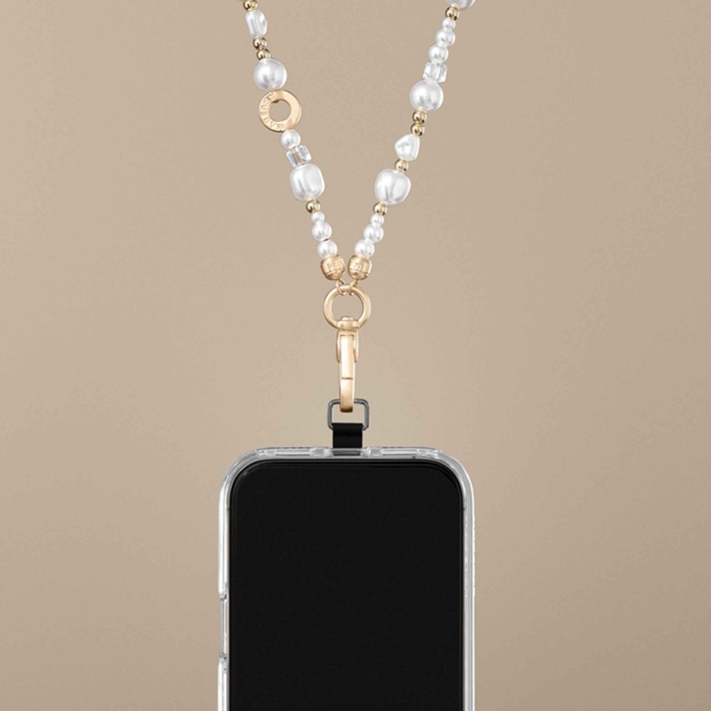 MAGEASY Beaded Wrist Strap with Strap Card & Charm Loop