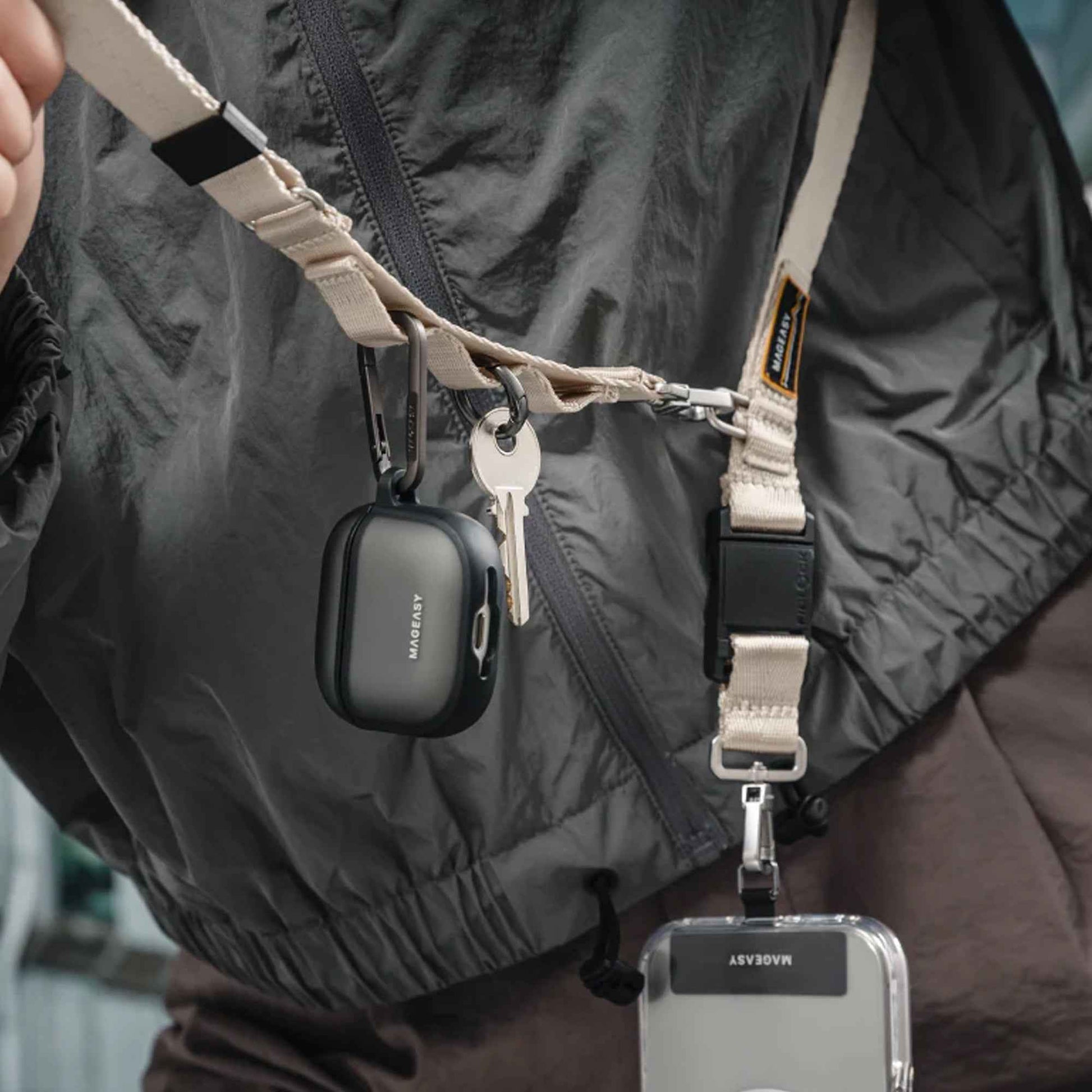 MAGEASY 20mm Fidlock Dual Utility Strap + Strap Card with InterLoop™ Ring Hook