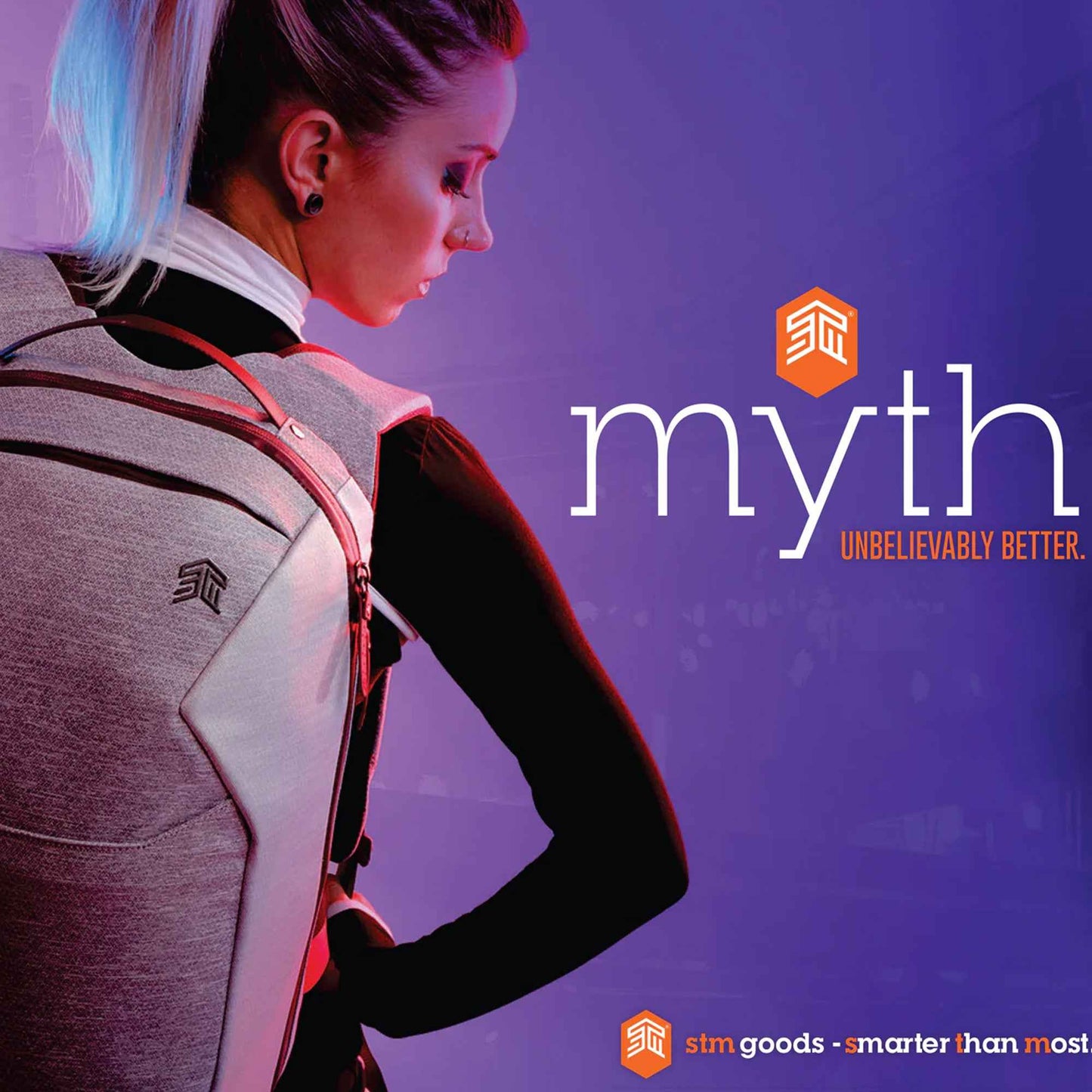 STM Myth Backpack 18L ( 16'' ) ComfortCarry™ and Remarkable CableReady™ System