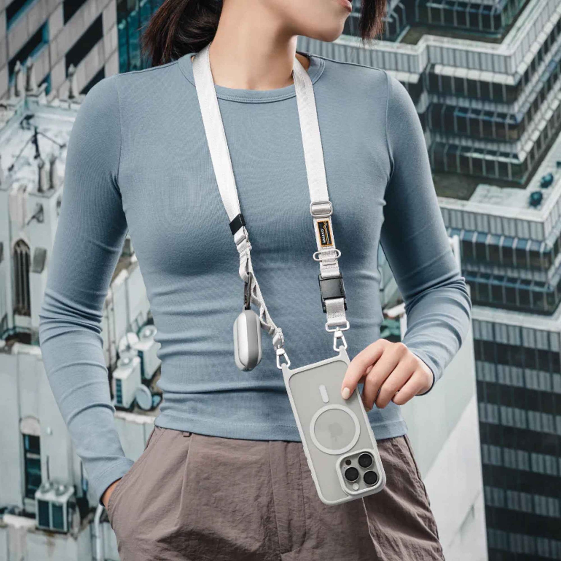 MAGEASY 20mm Fidlock Dual Utility Strap + Strap Card with InterLoop™ Ring Hook