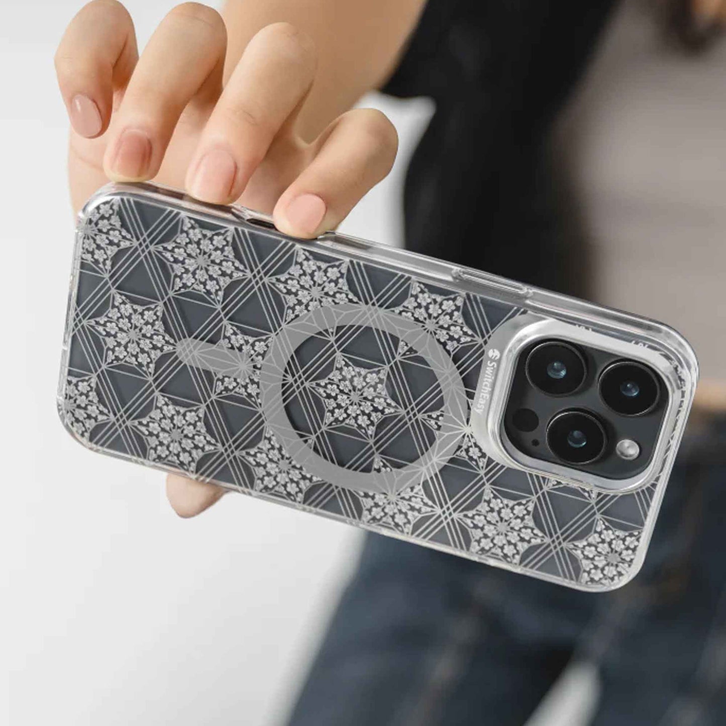 SwitchEasy Artist M 3D Patterned Shockproof Case for iPhone 16 Pro Max - Magsafe Compatible