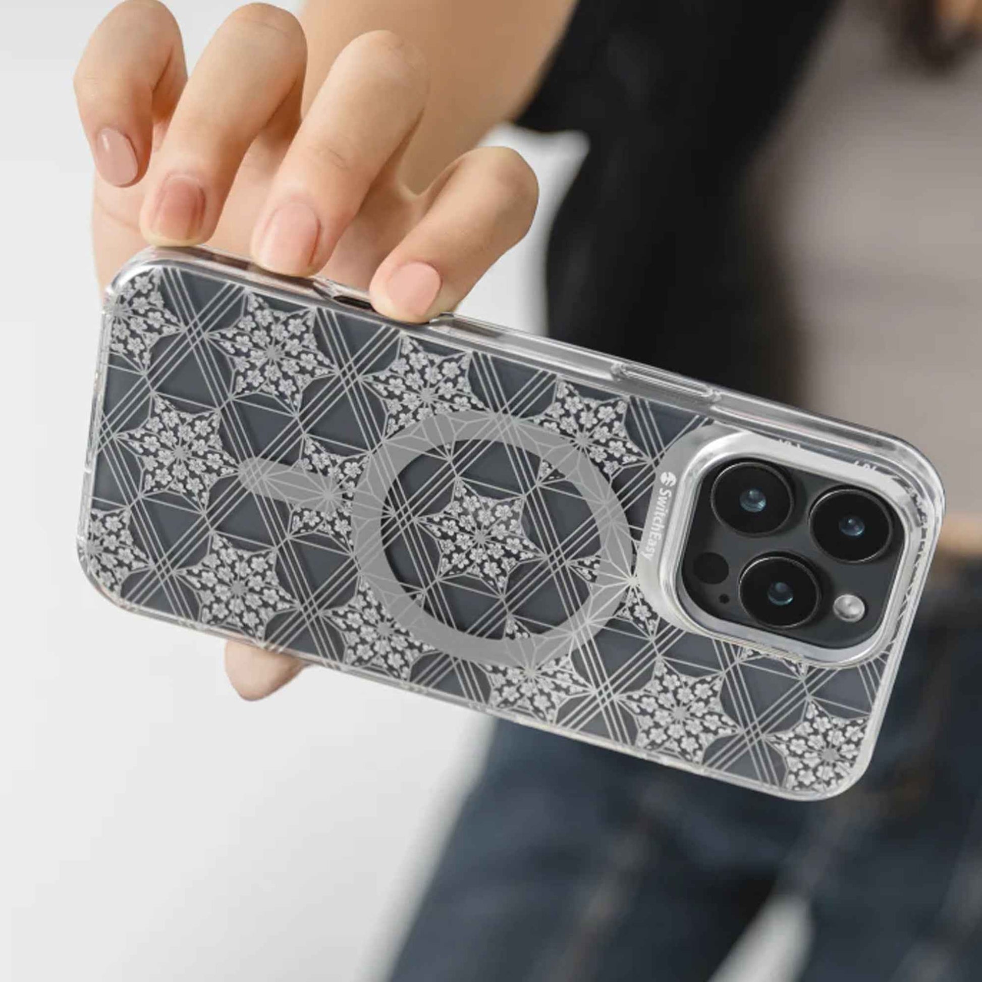 SwitchEasy Artist M 3D Patterned Shockproof Case for iPhone 16 Pro Max - Magsafe Compatible