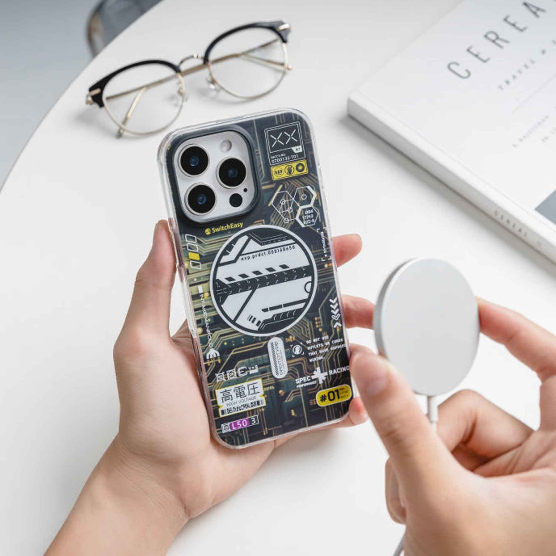 SwitchEasy Artist M 3D Patterned Shockproof Case for iPhone 16 Pro Max - Magsafe Compatible