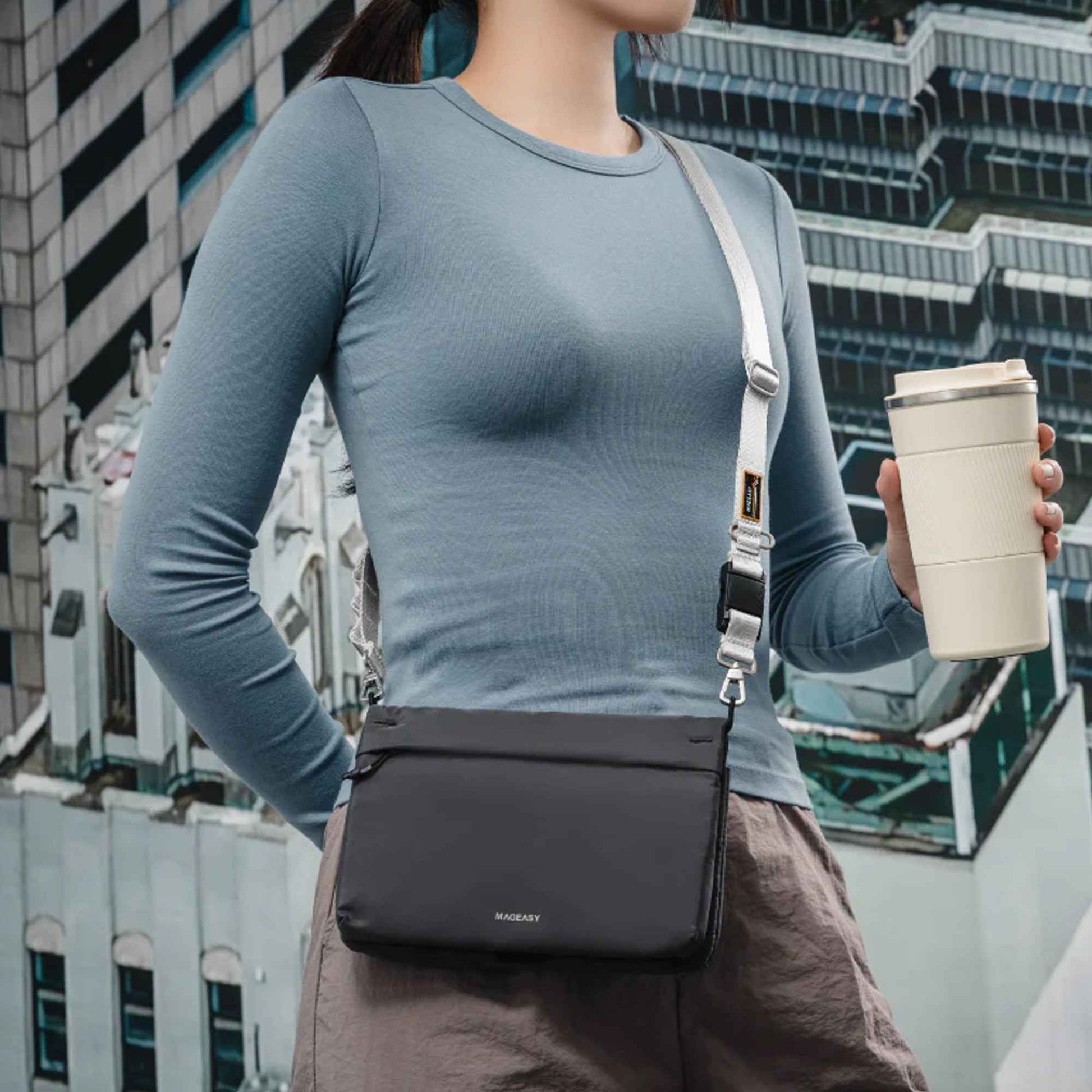 MAGEASY 20mm Fidlock Dual Utility Strap + Strap Card with InterLoop™ Ring Hook