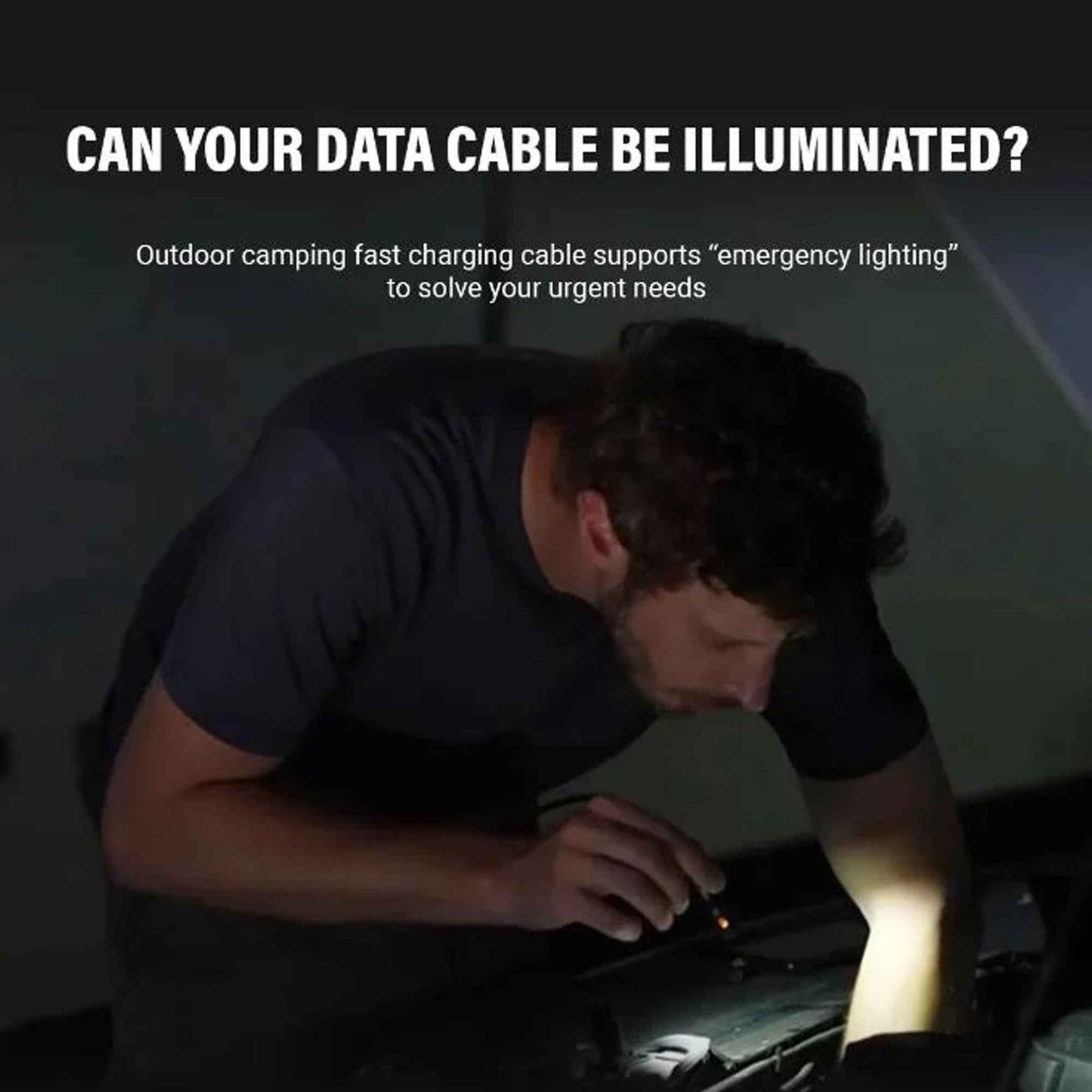 STYLEPIE C82-L 240W Fast Charging Cable Bright LED Lighting and Light Fire