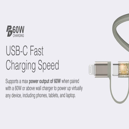 Mazer Infinite LINK Cobra 4-in-1 USB-C / USB-A / Lightning Magnetic Cable 1M / 2M