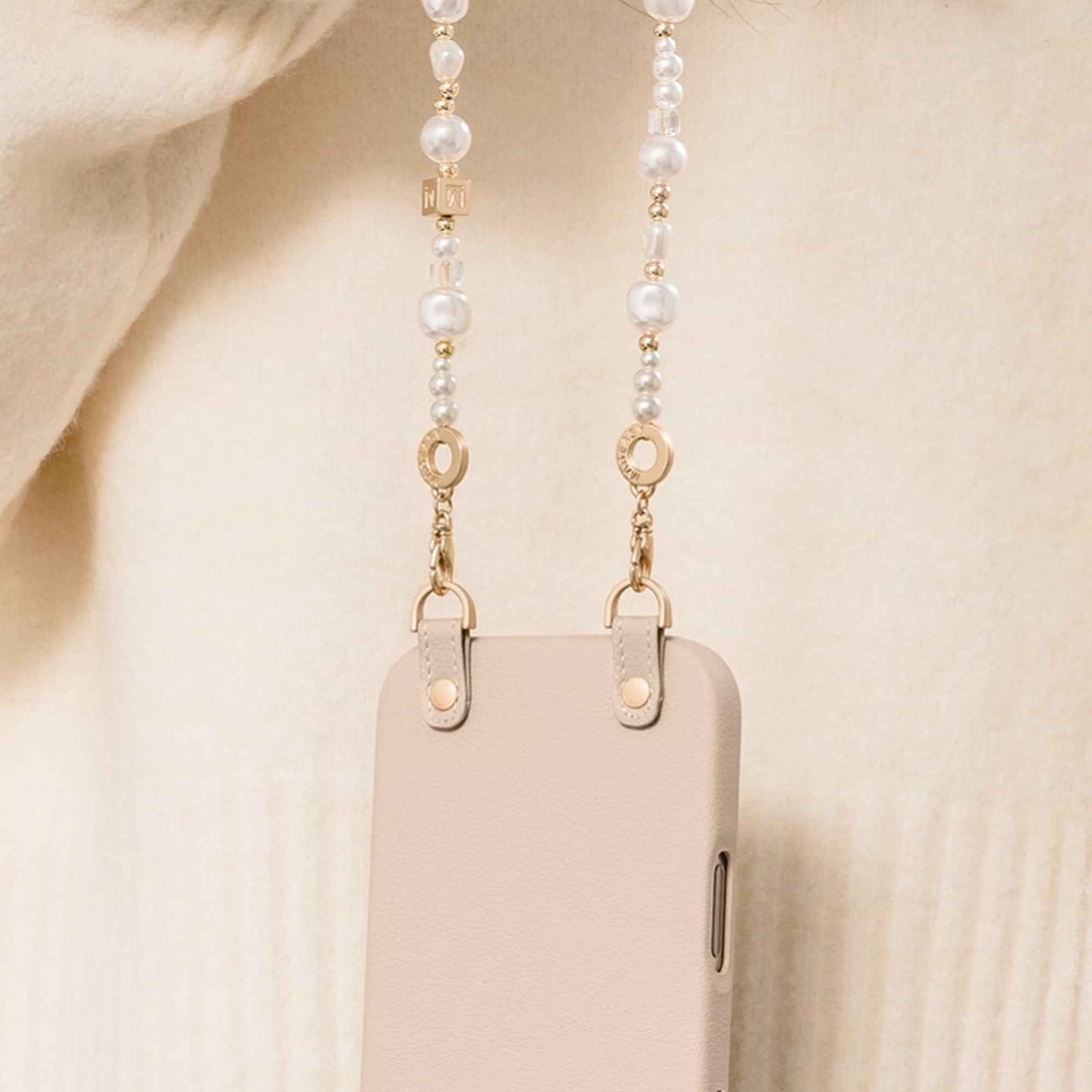 MAGEASY Beaded Wrist Strap with Strap Card & Charm Loop