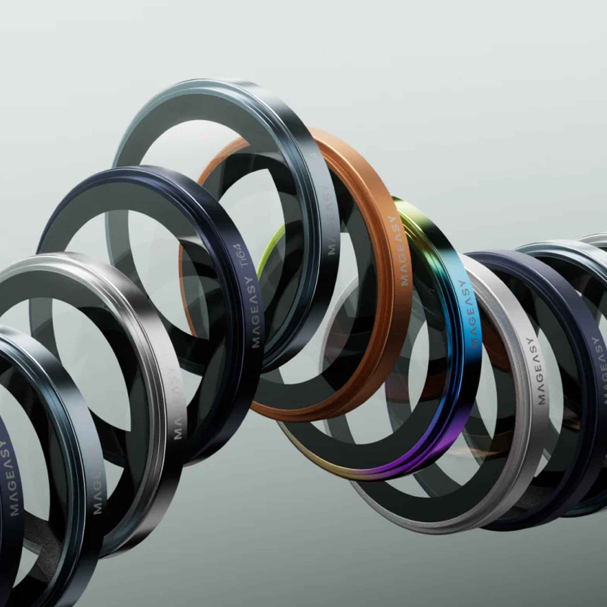 MAGEASY Lenz Sapphire Camera Lens Protector for iPhone 17 Pro Max / 17 Pro