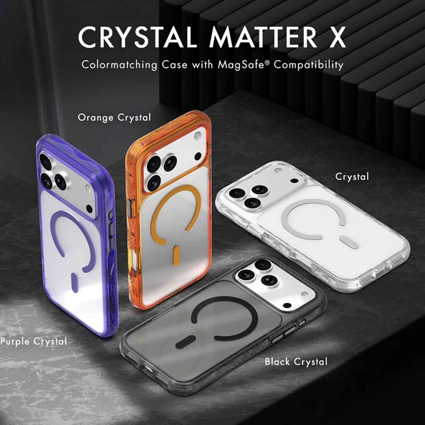 Laut Crystal Matter X Magsafe for iPhone 17 Series with IMPKT Cell Technology