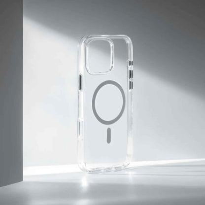MAGEASY Bright M ( MagSafe ) Case for iPhone 16 Series - 16 Feet Drop Protection with Metal Button