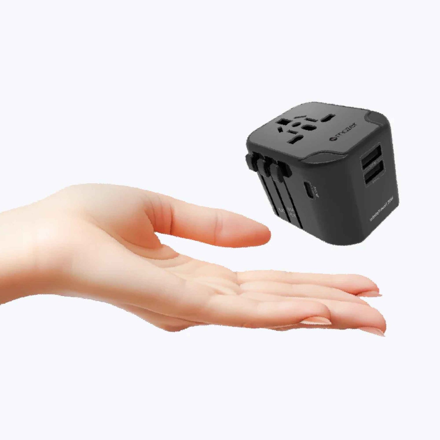 Mazer Infinite Travel PD20W Universal Travel Charger ( 3 USB Ports + 1 AC Socket )
