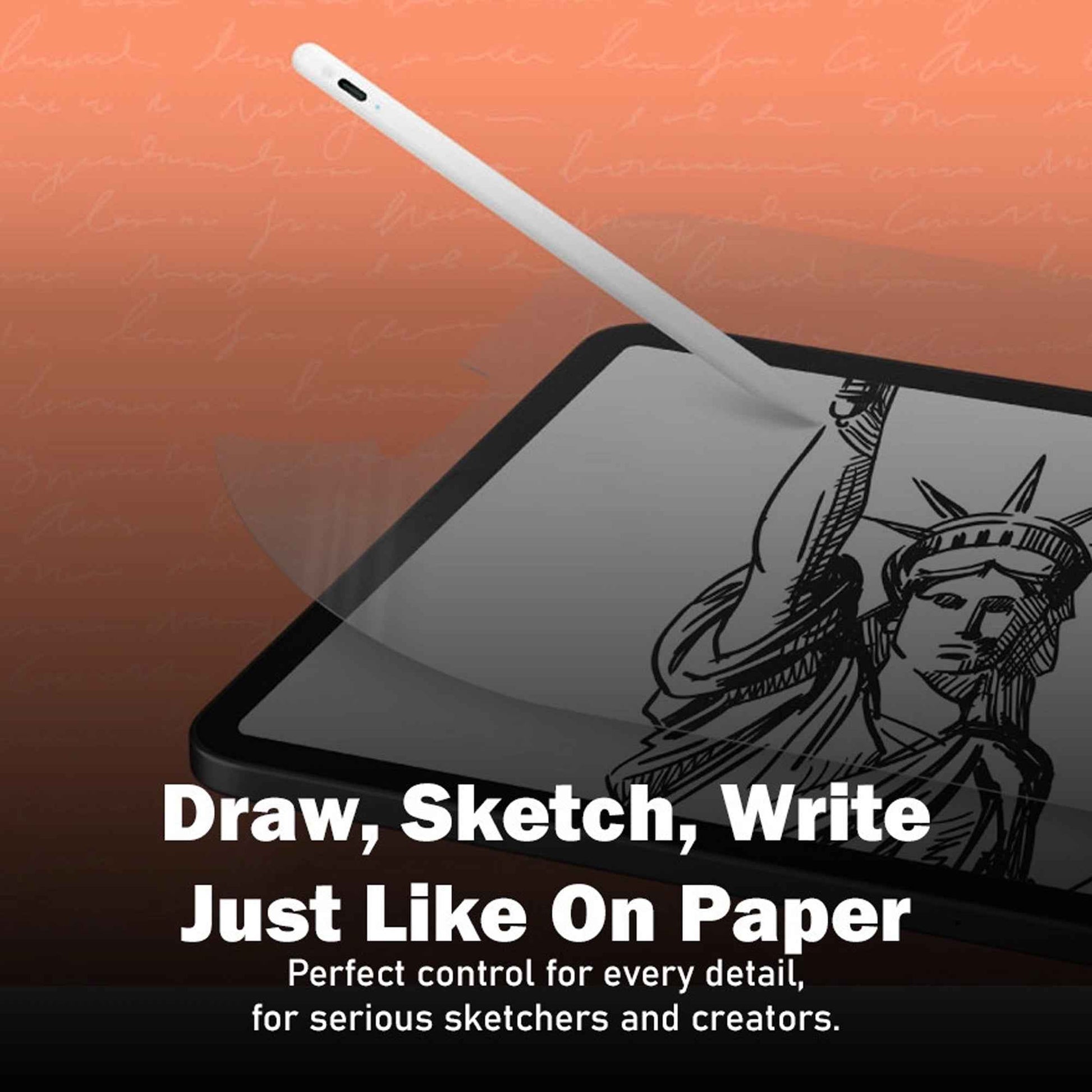 SwitchEasy PaperLike Screen Protector for iPad Air 11" / Air 13" ( 2025 / 2024 ) M2 / M3 - Transparent