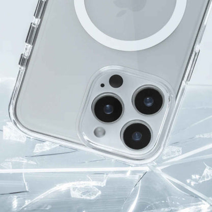 MAGEASY Bright M ( MagSafe ) Case for iPhone 16 Series - 16 Feet Drop Protection with Metal Button