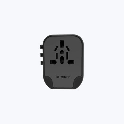 Mazer Infinite Travel PD20W Universal Travel Charger ( 3 USB Ports + 1 AC Socket )