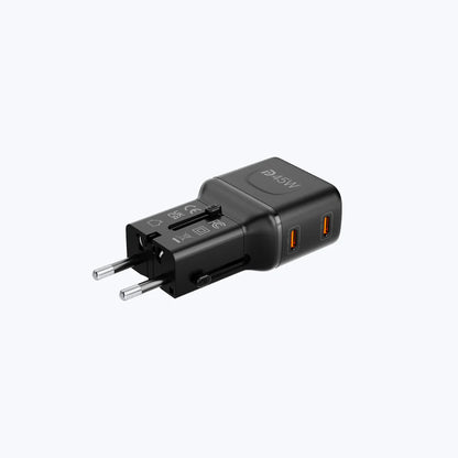 Mazer Infinite Travel Pocket 45W Universal Travel Charger - with 2 x USB-C Ports