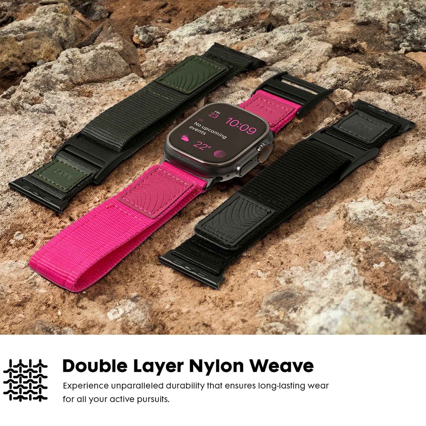 Laut Champs Sport Watch Band for Apple Watch 49mm / 46mm / 45mm / 44mm ( Ultra 3 / 2 / 1 Series 11 / 10 / 9 / 8 / 7 / 6 / 5 / 4 )