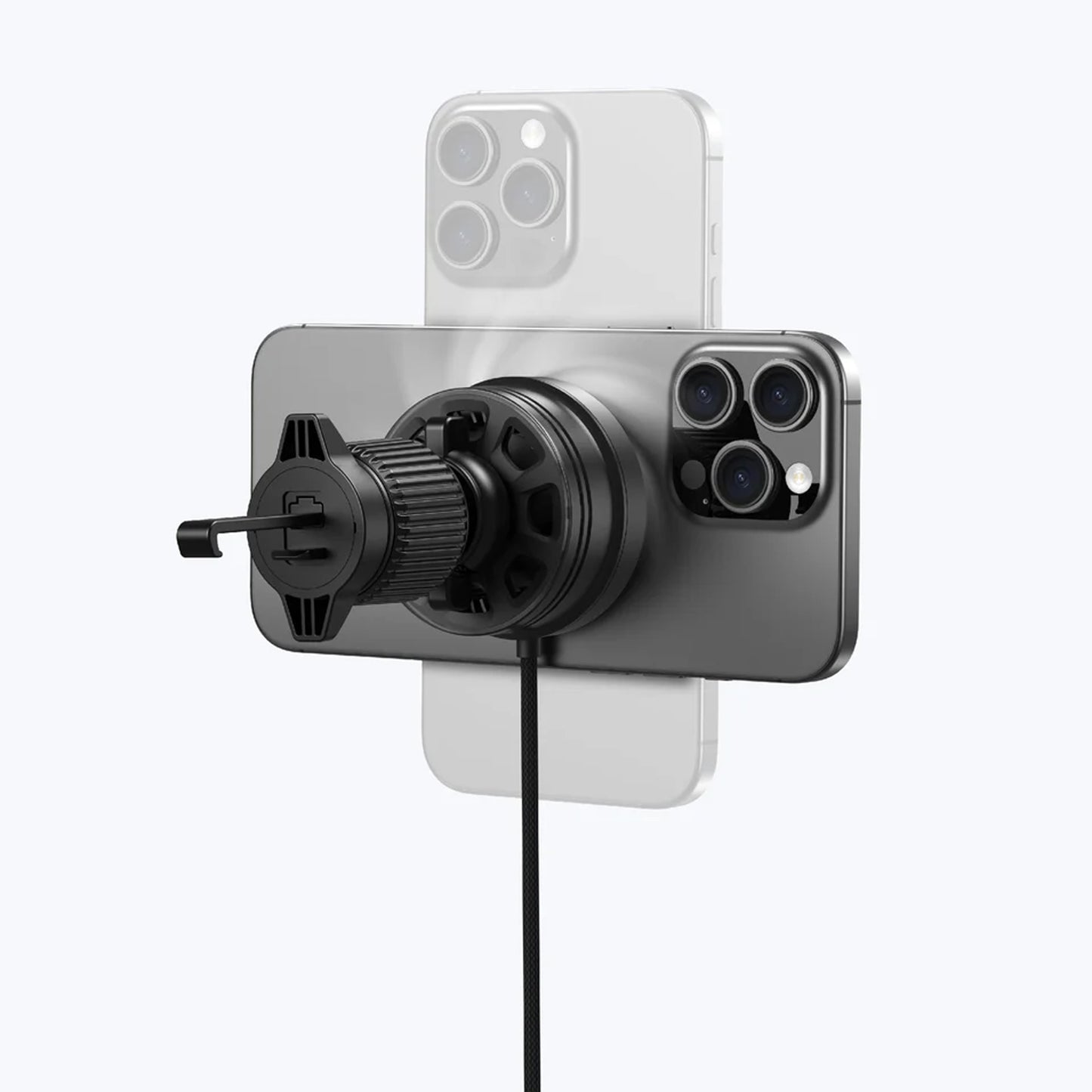 Mazer MagTap Pro Air Vent - Magnetic Air Vent Car Mount with Qi2 15W Charging