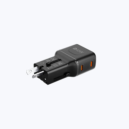Mazer Infinite Travel Pocket 45W Universal Travel Charger - with 2 x USB-C Ports
