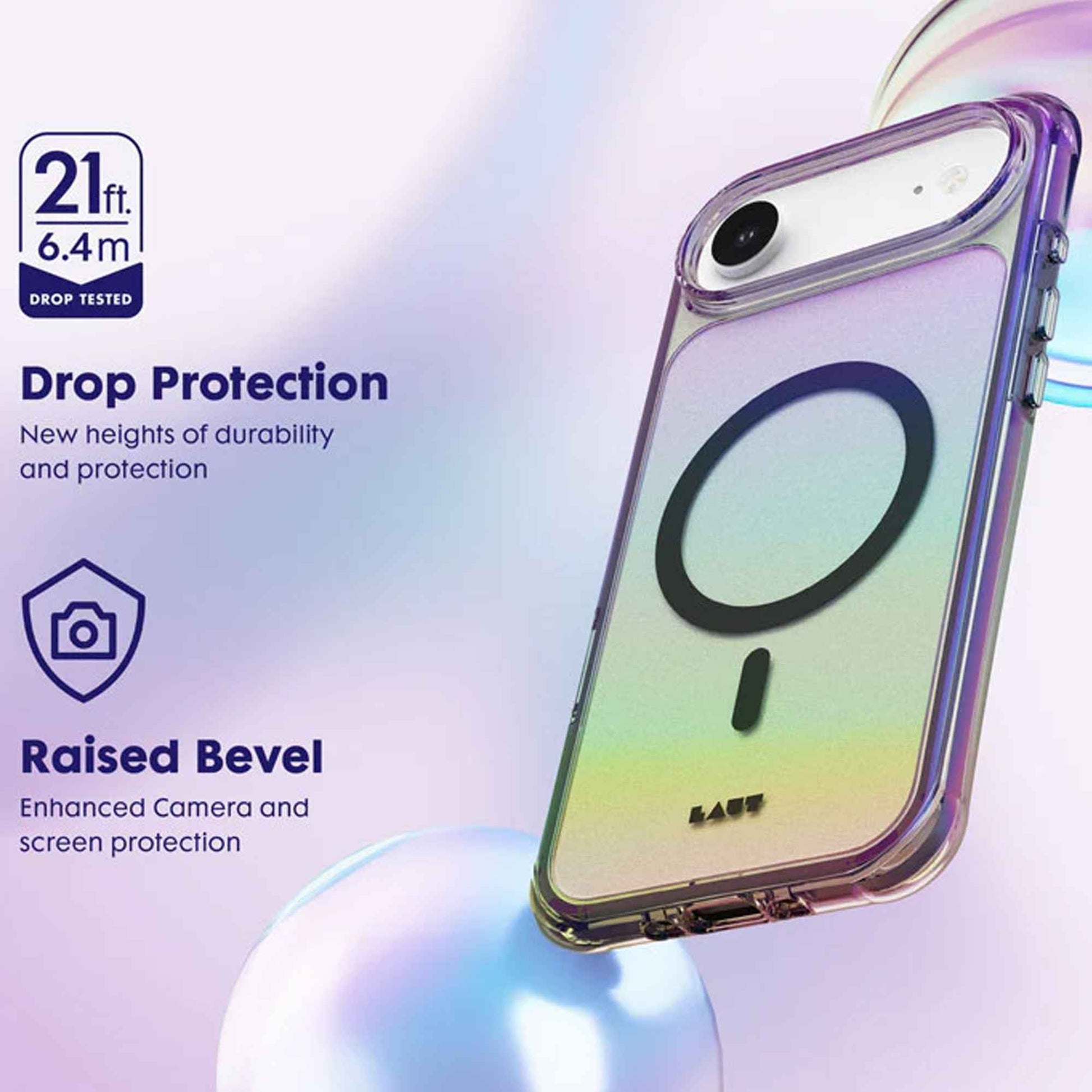 Laut Aero Holo Magsafe Case for iPhone 17 Series - 21 Feet Drop Protection