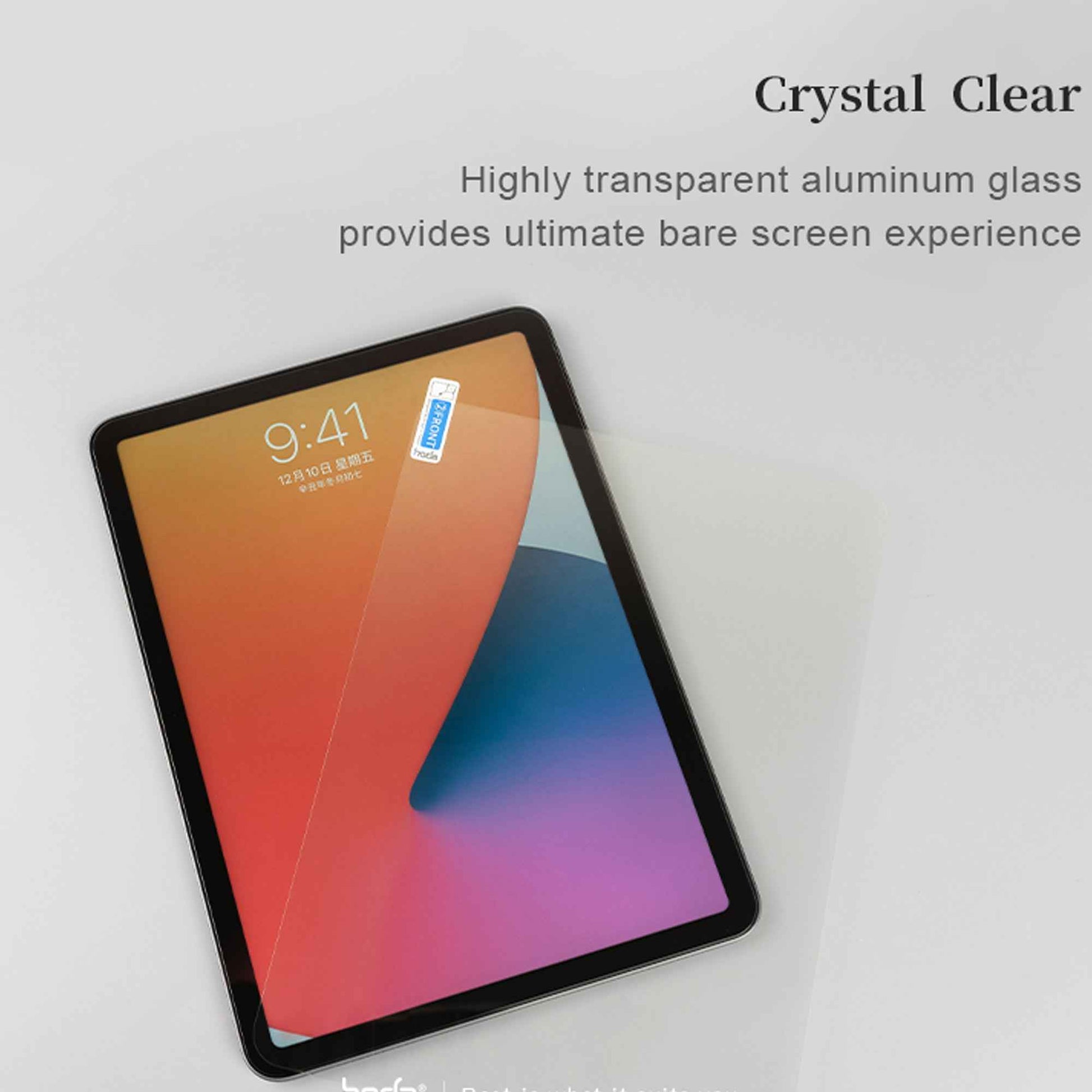 Hoda 0.33mm Clear Glass Screen Protector ( Notch ) for iPad Air 11" / Air 13" ( 2025 / 2024 ) M2 / M3 - Clear