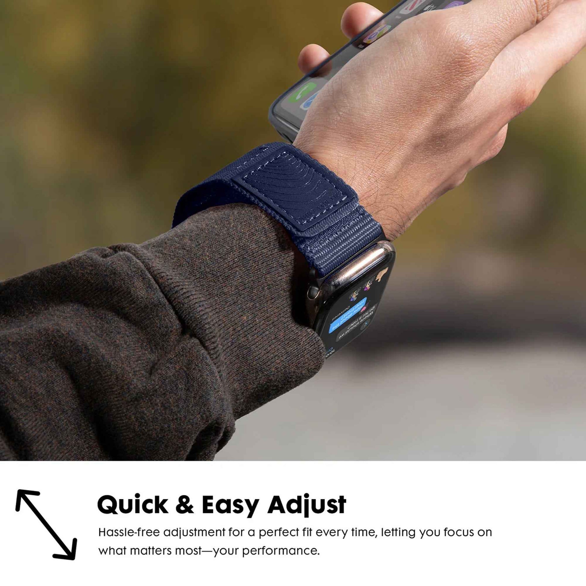 Laut Champs Sport Watch Band for Apple Watch 49mm / 46mm / 45mm / 44mm ( Ultra 3 / 2 / 1 Series 11 / 10 / 9 / 8 / 7 / 6 / 5 / 4 )