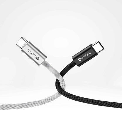 Mazer InfiniteFLEX2 Pro USB C to USB C Cable PD 240W 480Mbps Data Transfer 1M (Braided)
