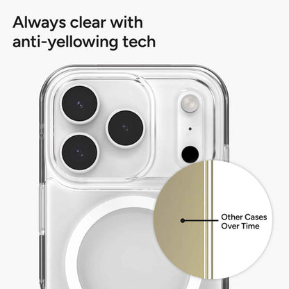 ZAGG Crystal Palace Lite Snap for iPhone 17 Pro Max / 17 Pro - Magsafe Compatible - Clear
