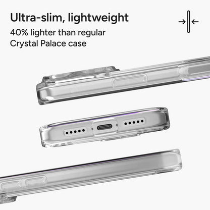 ZAGG Crystal Palace Lite Snap for iPhone 17 Pro Max / 17 Pro - Magsafe Compatible - Clear