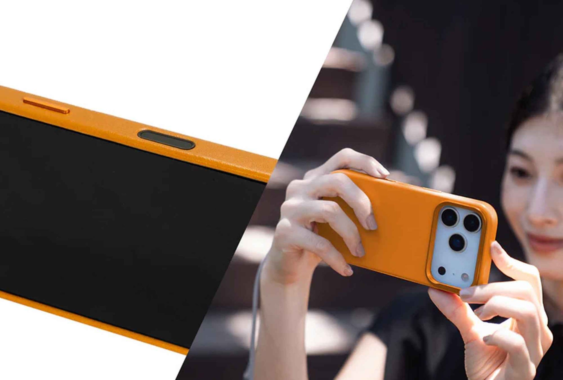 Alto Uplop Magnetic Stand Leather Case for iPhone 17 Pro Max / 17 Pro - Italian Full-Grain Leather with Military Grade Drop Protection