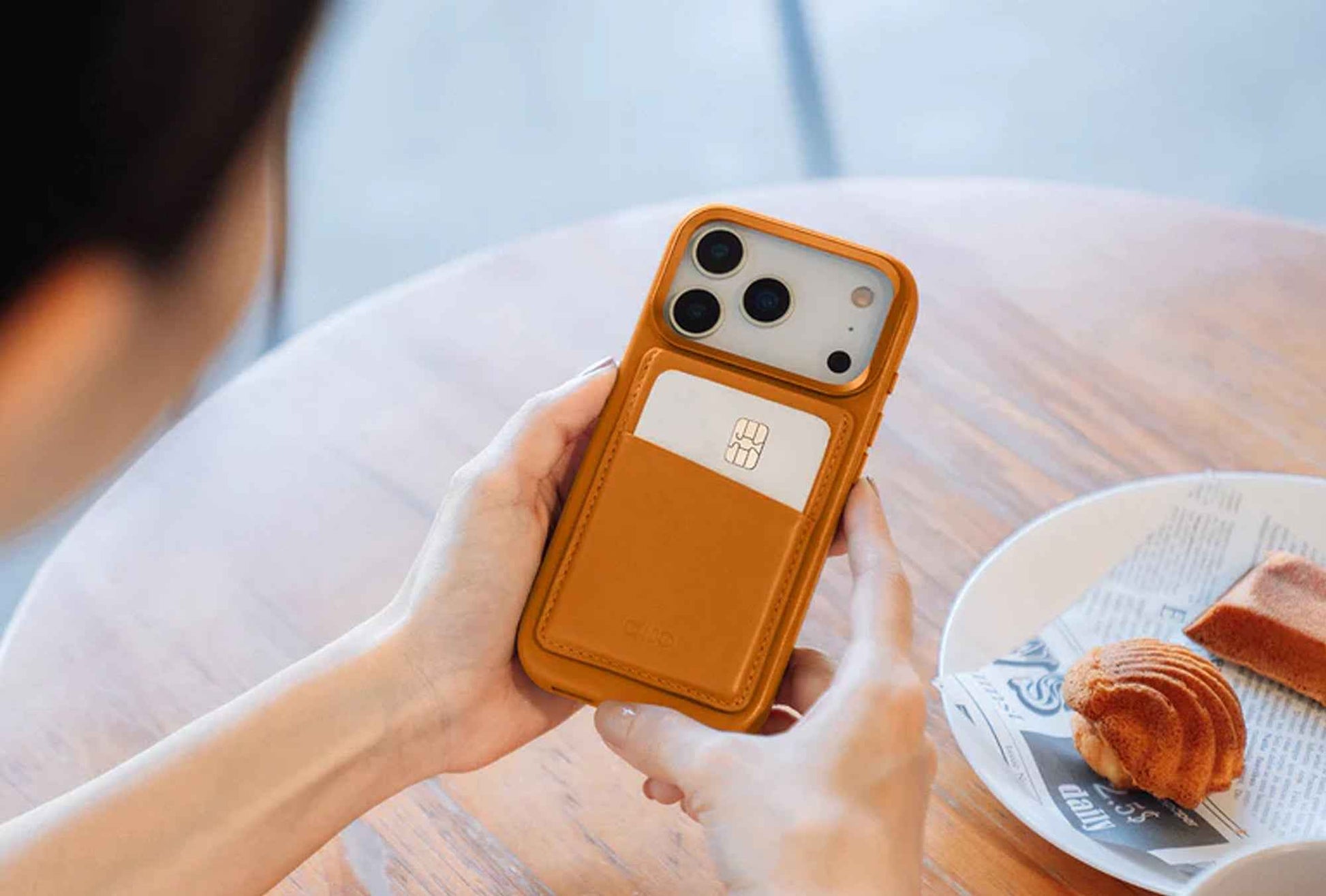 Alto Uplop Magnetic Stand Leather Case for iPhone 17 Pro Max / 17 Pro - Italian Full-Grain Leather with Military Grade Drop Protection