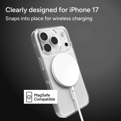 ZAGG Crystal Palace Lite Snap for iPhone 17 Pro Max / 17 Pro - Magsafe Compatible - Clear